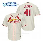 Camiseta Beisbol Hombre St. Louis Cardinals John Lackey 41 Crema Alterno Cool Base