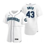 Camiseta Beisbol Hombre Seattle Mariners Joe Smith Autentico Primera Blanco