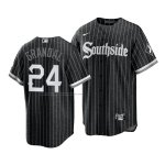 Camiseta Beisbol Hombre Chicago White Sox Yasmani Grandal 2021 City Connect Replica Negro