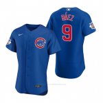 Camiseta Beisbol Hombre Chicago Cubs Javier Baez Autentico 2020 Alterno Azul