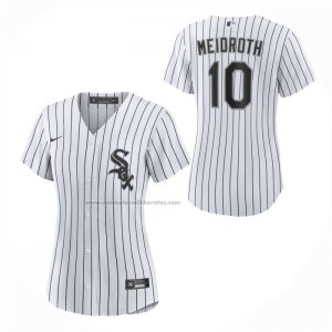 Camiseta Beisbol Mujer Chicago White Sox Chase Meidroth Primera Replica Blanco