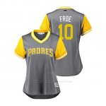 Camiseta Beisbol Mujer San Diego Padres Hunter Renfroe 2018 Llws Players Weekend Froe Gris