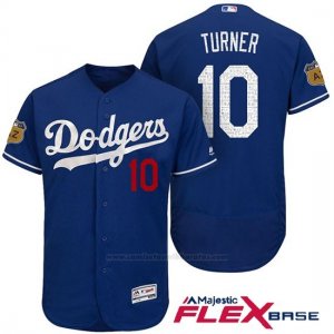 Camiseta Beisbol Hombre Los Angeles Dodgers Justin Turner 2017 Entrenamiento de Primavera Flex Base Jugador