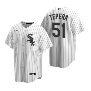Camiseta Beisbol Hombre Chicago White Sox Ryan Tepera Replica Primera Blanco