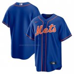 Camiseta Beisbol Hombre New York Mets Alterno Replica Azul