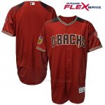 Camiseta Beisbol Hombre Arizona Diamondbacks Rojo 2017 Entrenamiento de Primavera Flex Base Team