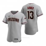 Camiseta Beisbol Hombre Arizona Diamondbacks Nick Ahmed Autentico 2020 Road Gris