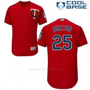Camiseta Beisbol Hombre Minnesota Twins Byron Buxton Scarlet Cool Base