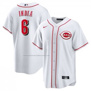 Camiseta Beisbol Hombre Cincinnati Reds Jonathan India Replica Blanco