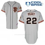 Camiseta Beisbol Hombre San Francisco Giants Jake Peavy 22 Gris Alterno Cool Base