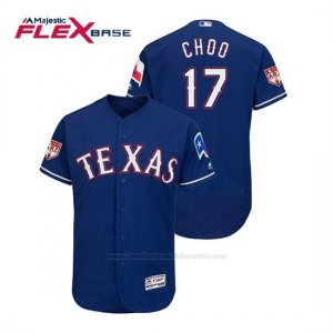 Camiseta Beisbol Hombre Texas Rangers Shin Soo Choo Flex Base Entrenamiento de Primavera 2019 Azul