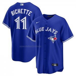 Camiseta Beisbol Hombre Toronto Blue Jays Bo Bichette Alterno Replica Azul2