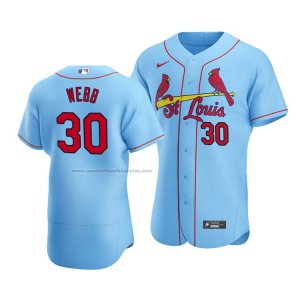 Camiseta Beisbol Hombre St. Louis Cardinals Tyler Webb Autentico Alterno Azul