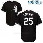Camiseta Beisbol Hombre Chicago White Sox 25 Adam Laroche Negro Cool Base