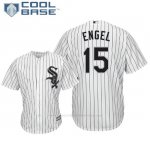 Camiseta Beisbol Hombre Chicago White Sox Adam Engel Cool Base 1ª Blanco