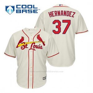 Camiseta Beisbol Hombre St. Louis Cardinals Keith Hernandez 37 Crema Alterno Cool Base