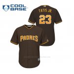 Camiseta Beisbol Hombre San Diego Padres Fernando Tatis Jr. Cool Base Majestic Alternato Marron