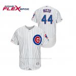 Camiseta Beisbol Hombre Chicago Cubs Anthony Rizzo 150th Aniversario Patch Autentico Flex Base Blanco Azul