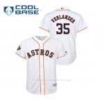 Camiseta Beisbol Nino Houston Astros Justin Verlander 2019 World Series Bound Cool Base Blanco