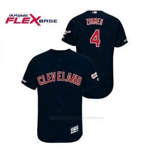 Camiseta Beisbol Hombre Cleveland Indians Bradley Zimmer 150th Aniversario Patch 2019 All Star Game Flex Base Azul
