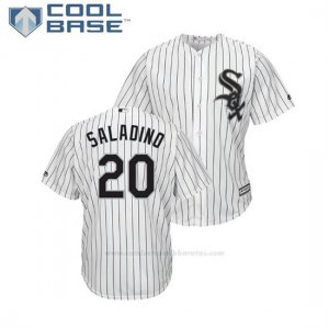 Camiseta Beisbol Hombre Chicago White Sox Tyler Saladino Cool Base 1ª Blanco