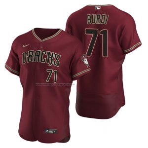 Camiseta Beisbol Hombre Arizona Diamondbacks Zack Burdi Autentico Alterno Rojo