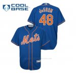 Camiseta Beisbol Nino New York Mets Jacob Degrom Cool Base Alternato Azul