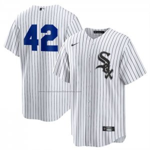 Camiseta Beisbol Hombre Chicago White Sox 2025 Jackie Robinson Day Primera Replica Blanco