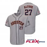 Camiseta Beisbol Hombre Houston Astros Jose Altuve 2018 All Star Game Flex Base Gris