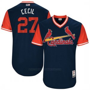 Camiseta Beisbol Hombre St. Louis Cardinals 2017 Little League World Series Brett Cecil Azul