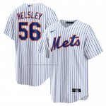 Camiseta Beisbol Hombre New York Mets Ryan Helsley Primera Replica Blanco Camiseta Beisbol Hombre New York Mets Ryan Helsley Primera Replica Blanco