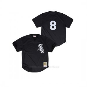 Camiseta Beisbol Nino Chicago White Sox Bo Jackson Cooperstown Collection Mesh Batting Practice Negro