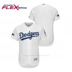 Camiseta Beisbol Hombre Los Angeles Dodgers 2019 Postseason Flex Base Blanco