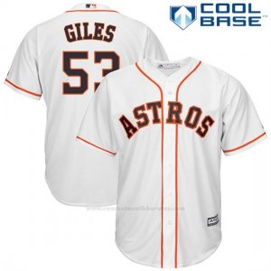 Camiseta Beisbol Hombre Houston Astros Ken Giles Blanco Cool Base