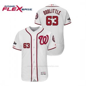 Camiseta Beisbol Hombre Washington Nationals Sean Doolittle 2019 Postseason Flex Base Blanco