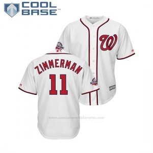 Camiseta Beisbol Hombre Washington Nationals Ryan Zimmerman 2018 All Star Game Cool Base Blanco