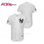 Camiseta Beisbol Hombre New York Yankees 2019 Postseason Flex Base Blanco