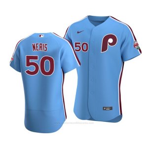 Camiseta Beisbol Hombre Philadelphia Phillies Hector Neris Autentico Alterno 2020 Azul