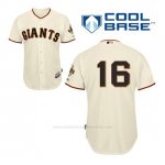 Camiseta Beisbol Hombre San Francisco Giants Angel Pagan 16 Crema 1ª Cool Base