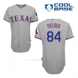 Camiseta Beisbol Hombre Texas Rangers Prince Fielder 84 Gris Cool Base