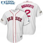 Camiseta Beisbol Hombre Boston Red Sox 2017 Postemporada 2 Xander Bogaerts Blanco Cool Base