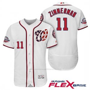 Camiseta Beisbol Hombre Washington Nationals Ryan Zimmerman Blanco 2018 All Star 1ª Alterno Flex Base