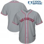 Camiseta Beisbol Hombre San Francisco Giants 2017 Estrellas y Rayas Gris Cool Base