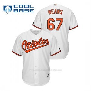 Camiseta Beisbol Hombre Baltimore Orioles John Means Cool Base Blanco