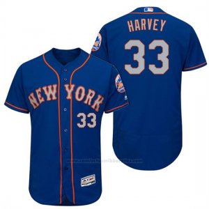 Camiseta Beisbol Hombre New York Mets Matt Harvey Gris 2017 Alterno