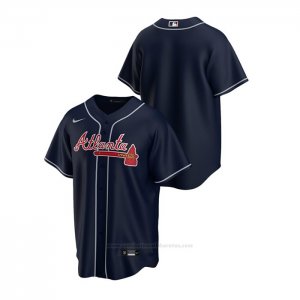 Camiseta Beisbol Hombre Atlanta Braves Replica 2020 Alterno Azul