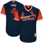 Camiseta Beisbol Hombre St. Louis Cardinals 2017 Little League World Series Yadier Molina Azul