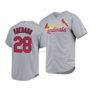 Camiseta Beisbol Hombre St. Louis Cardinals Nolan Arenado Cool Base Road Gris