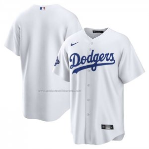 Camiseta Beisbol Hombre Los Angeles Dodgers Campeones Serie Mundial 2025 Primera Replica Blanco Camiseta Beisbol Hombre Los Angeles Dodgers Campeones Serie Mundial 2025 Primera Replica Blanco
