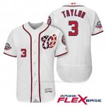 Camiseta Beisbol Hombre Washington Nationals Michael Taylor Blanco 2018 All Star 1ª Alterno Flex Base